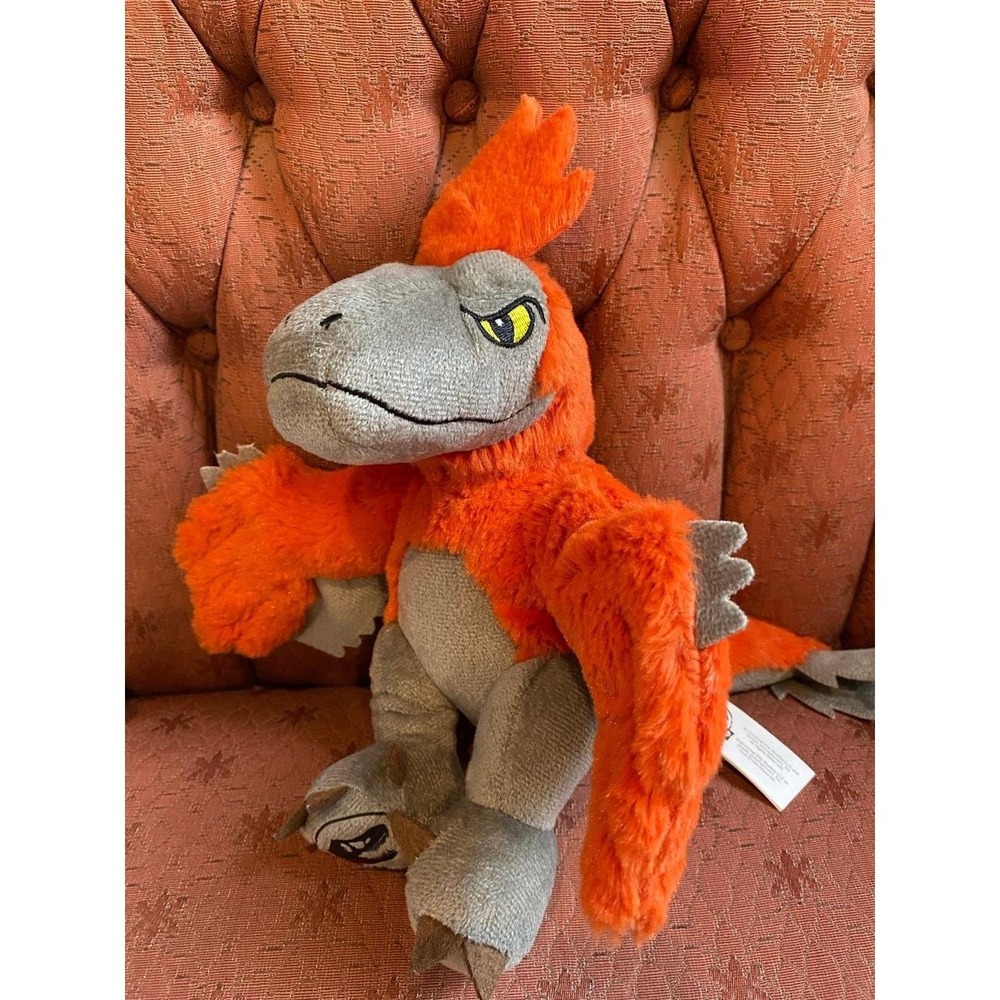 Jurassic World Plush Universal Stuffed Toy Dinosaur Pyroraptor 13" s3